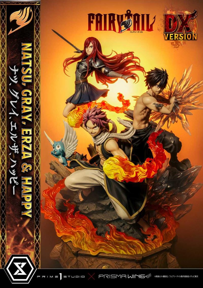 FAIRY TAIL NATSU, GRAY, ERZA AND HAPPY DX