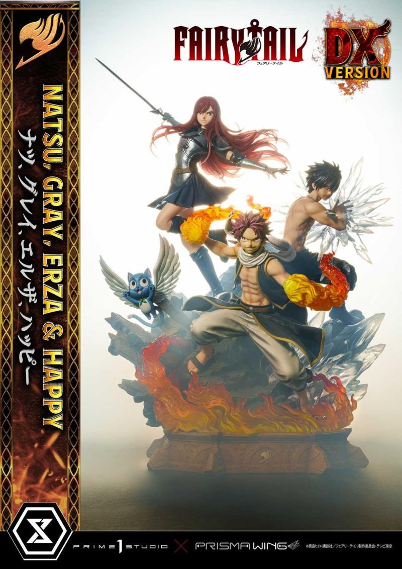 FAIRY TAIL NATSU, GRAY, ERZA AND HAPPY DX
