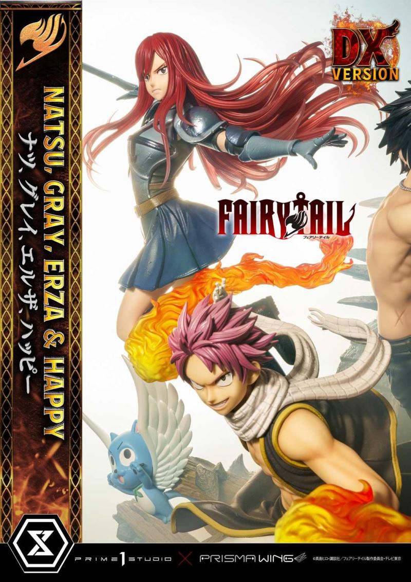 FAIRY TAIL NATSU, GRAY, ERZA AND HAPPY DX