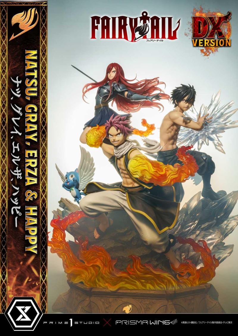 FAIRY TAIL NATSU, GRAY, ERZA AND HAPPY DX