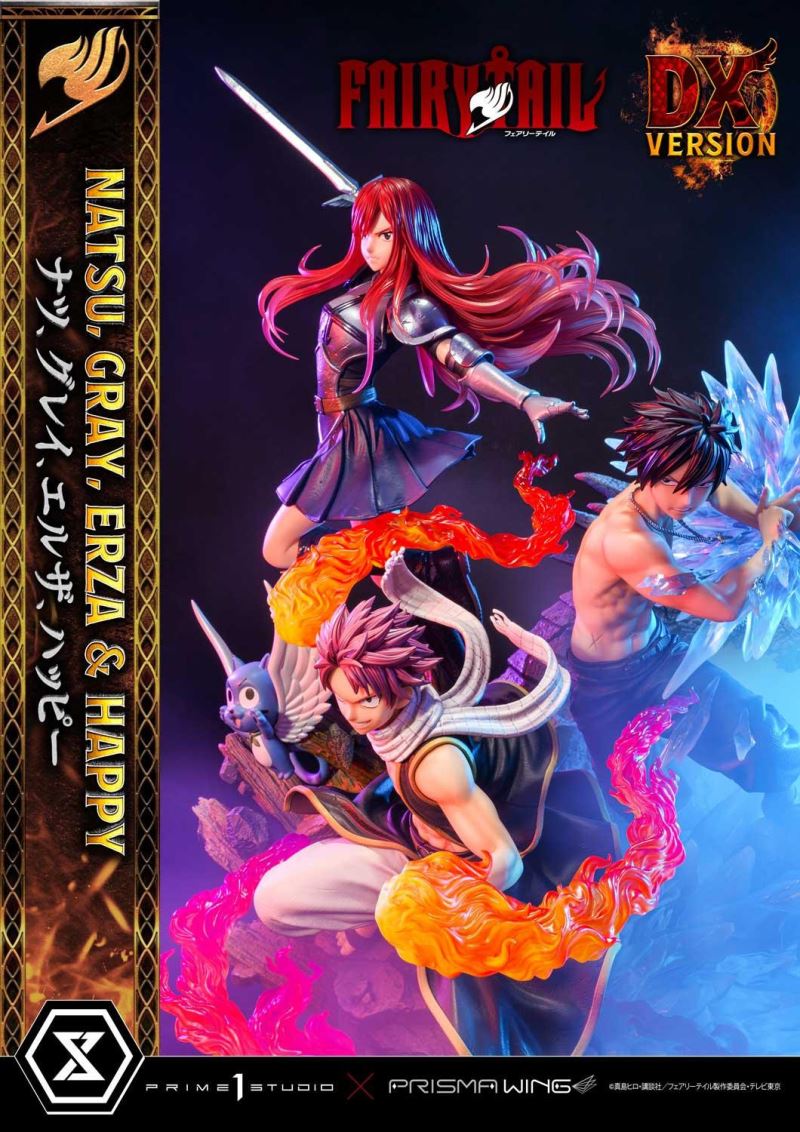 FAIRY TAIL NATSU, GRAY, ERZA AND HAPPY DX
