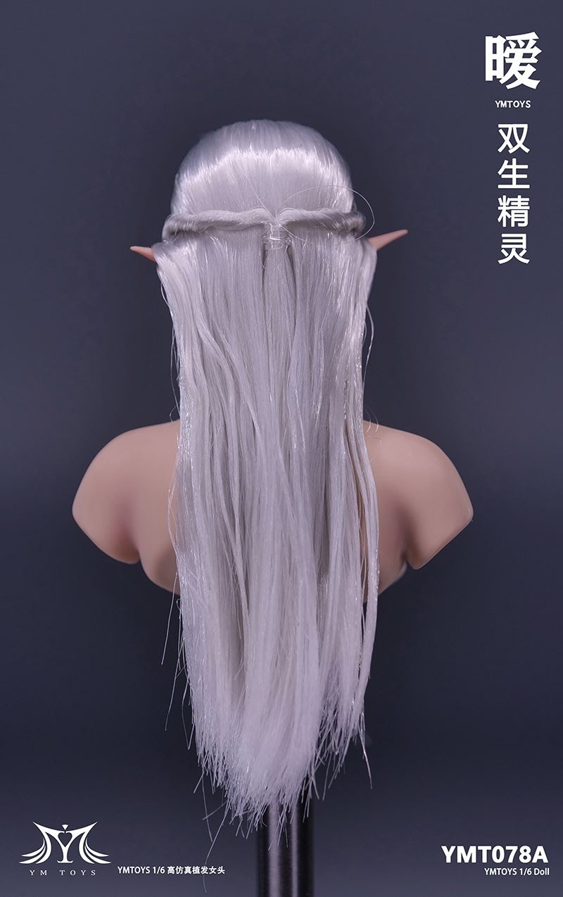 Twin elf head sculpture 1/6