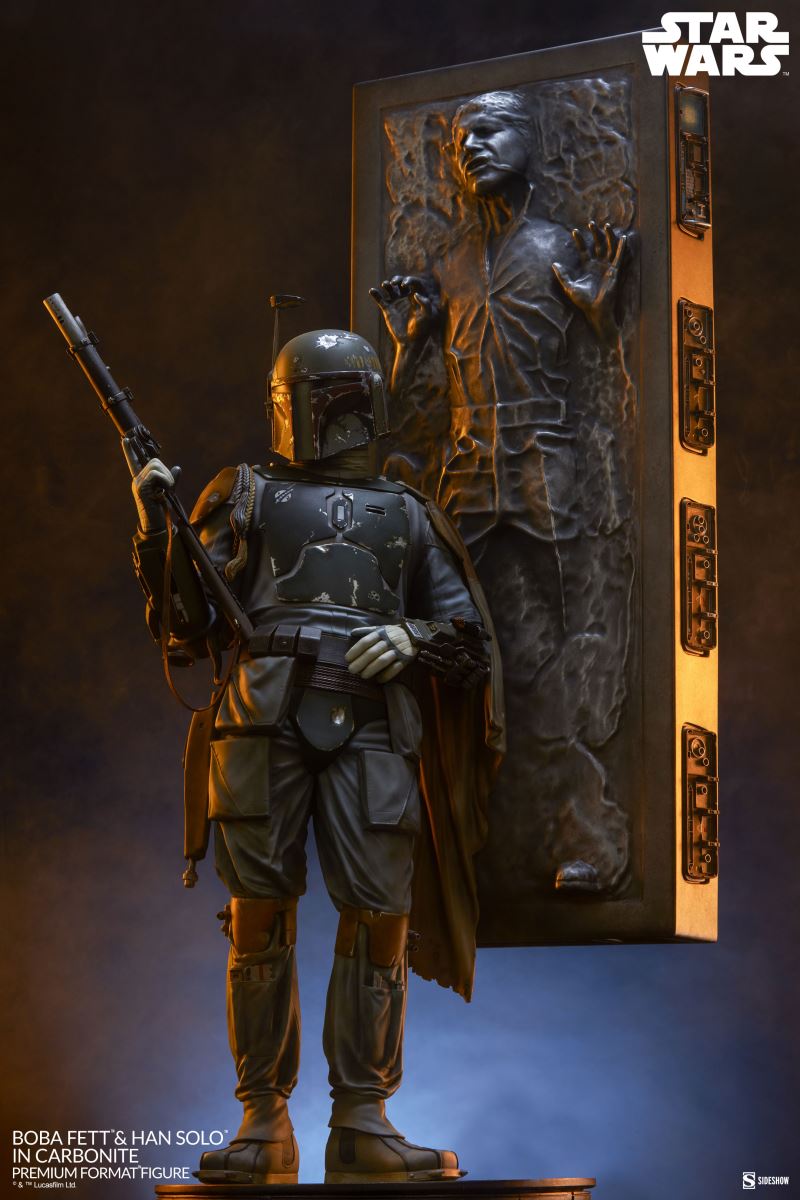 Boba Fett and Han Solo in Carbonite