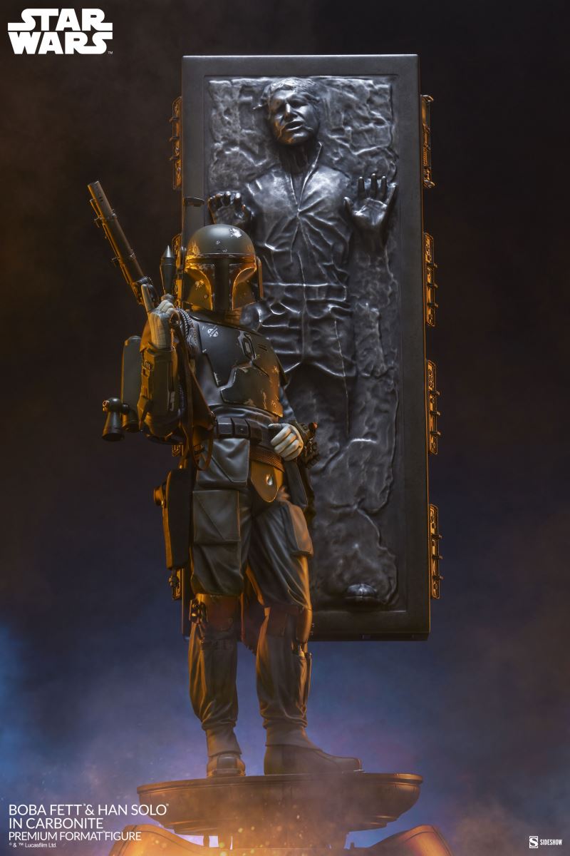Boba Fett and Han Solo in Carbonite