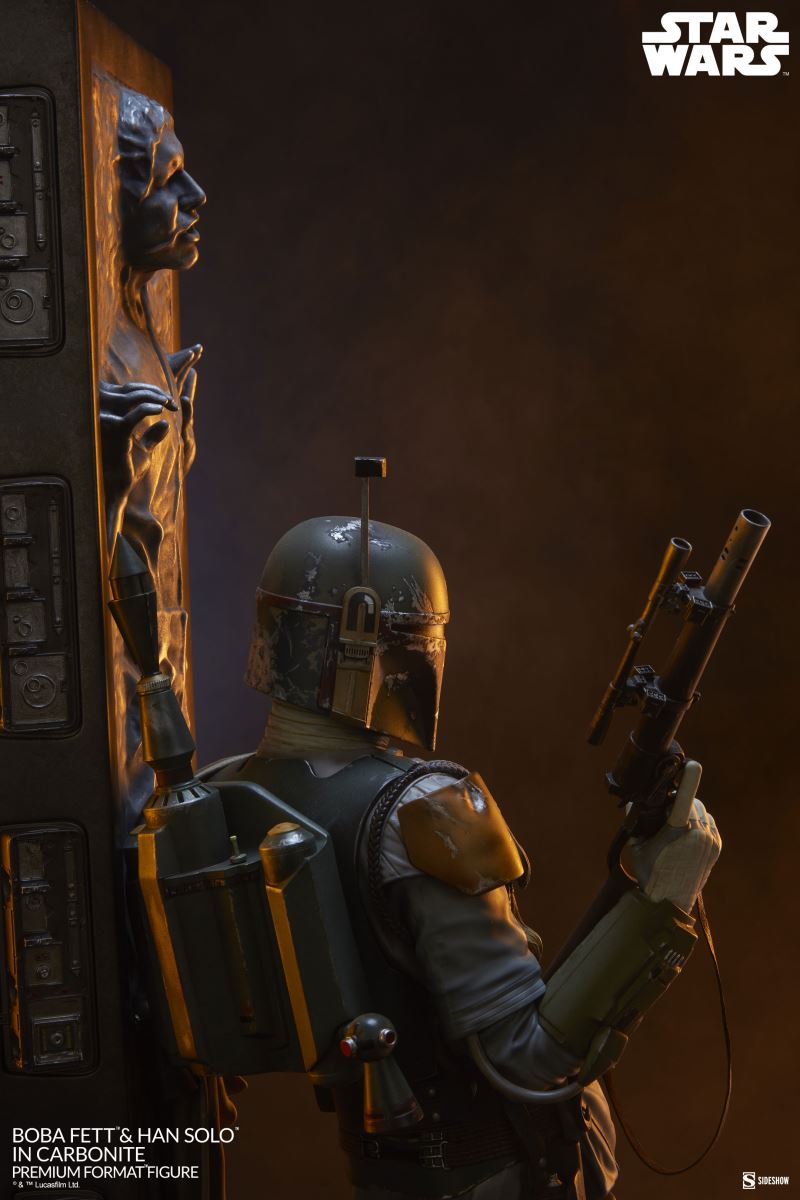 Boba Fett and Han Solo in Carbonite