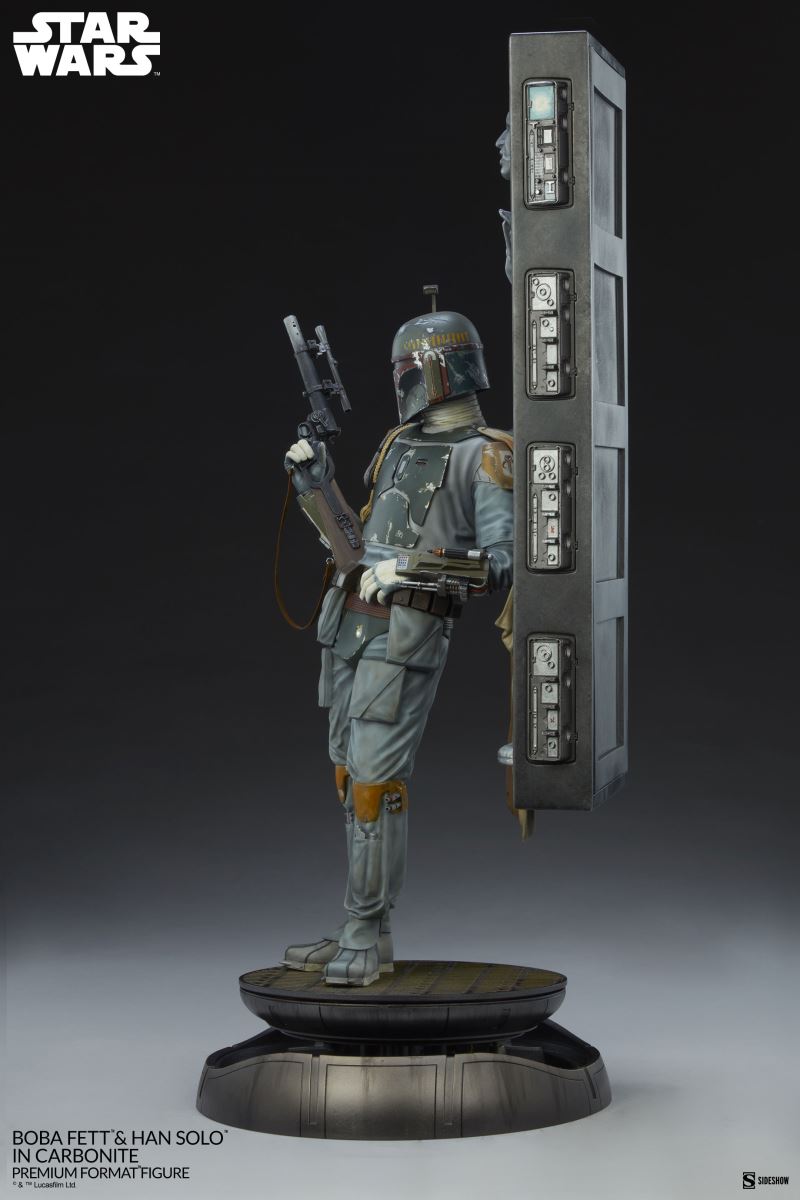 Boba Fett and Han Solo in Carbonite