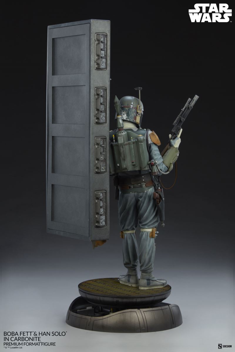 Boba Fett and Han Solo in Carbonite