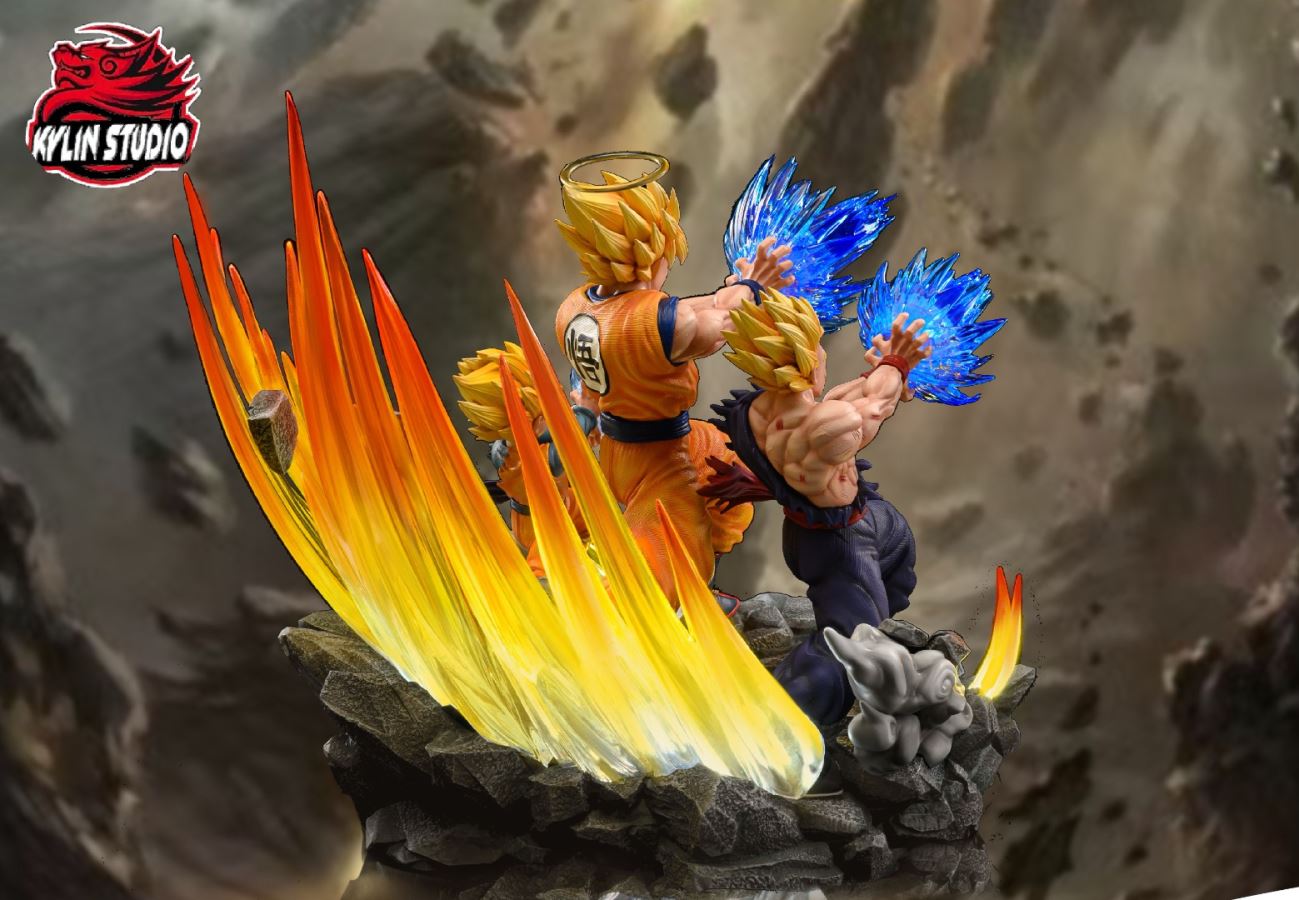 Goku & Gohan Kamehameha - Dragon Ball