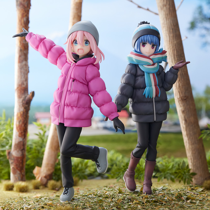 Yuru Camp Premium Figure Nadeshiko Kakamigahara & Shima Rin
