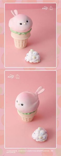 Yuan Jiujiu Creamy White Peach Cone