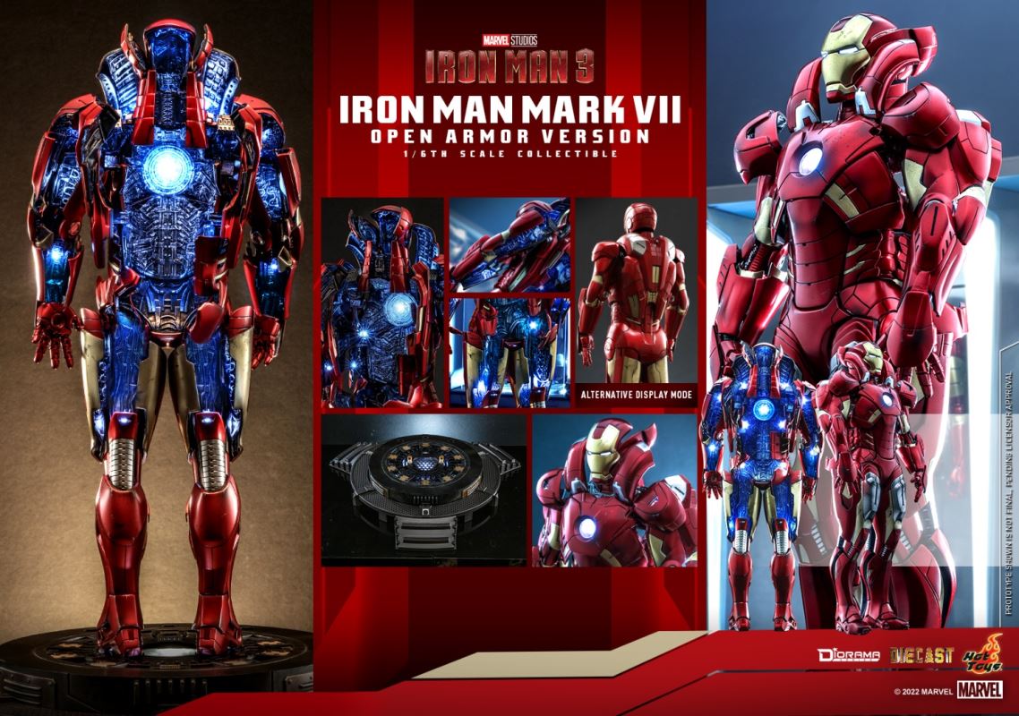 Iron Man MK7 [Open Armor Edition] Alloy Collection 1/6
