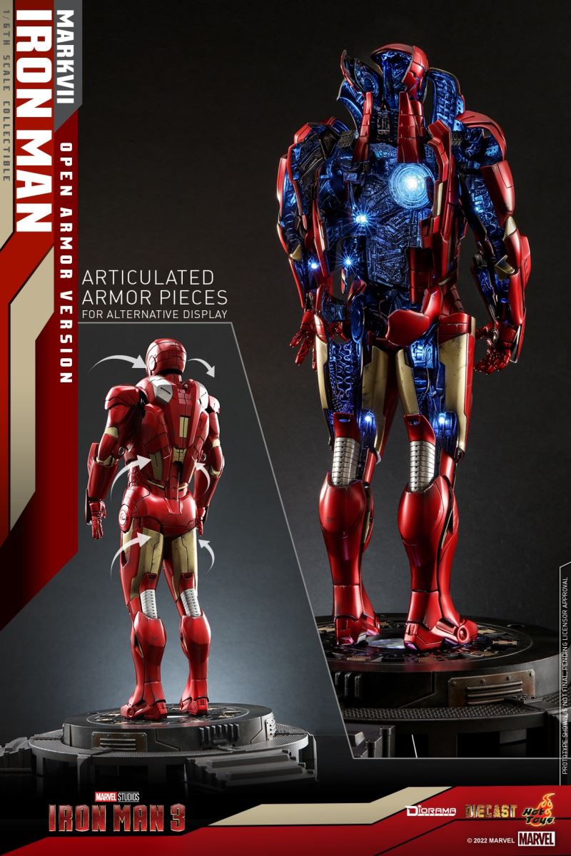 Iron Man MK7 [Open Armor Edition] Alloy Collection 1/6