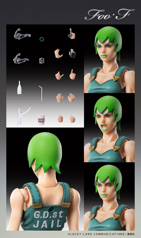 Super Action Statue JoJo's Bizarre Adventure Part 6 Stone Ocean Foo Fighters