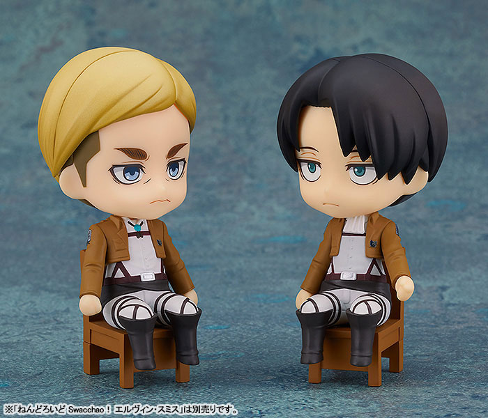 Attack on Titan - Nendoroid Swacchao! Eren Yeager, Mikasa Ackerman, Armin Arlert, Levi & Erwin Smith