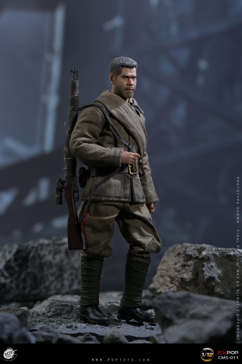 Soviet Sniper Vassili & Big gold tooth 1/12