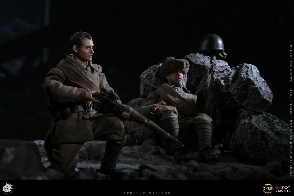 Soviet Sniper Vassili & Big gold tooth 1/12