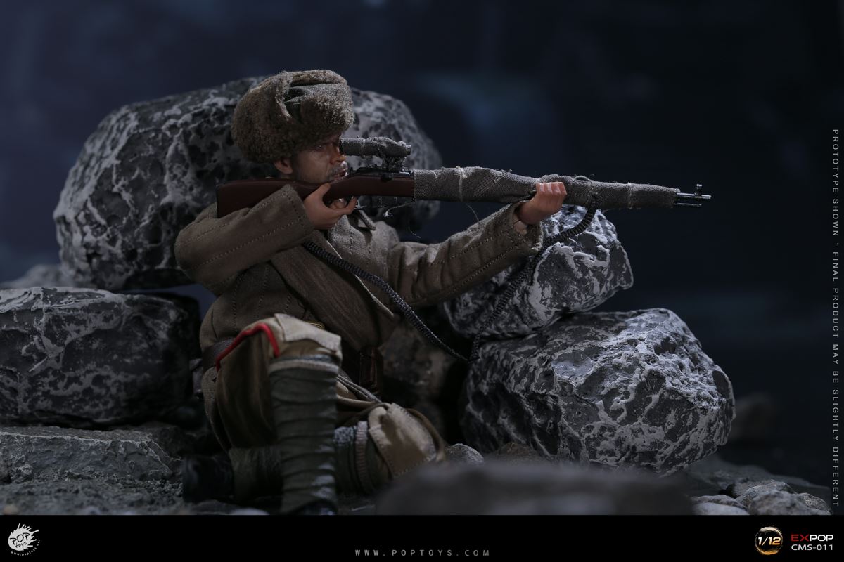 Soviet Sniper Vassili & Big gold tooth 1/12
