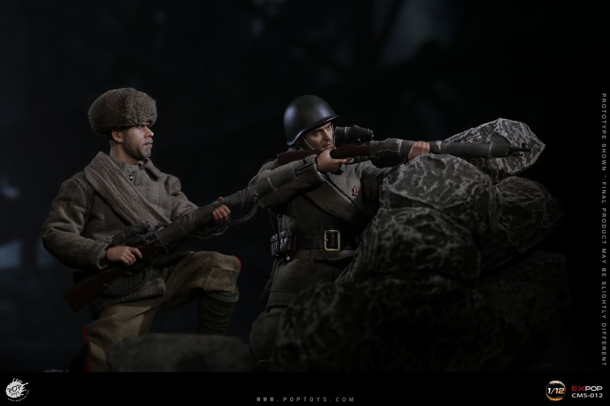 Soviet Sniper Vassili & Big gold tooth 1/12