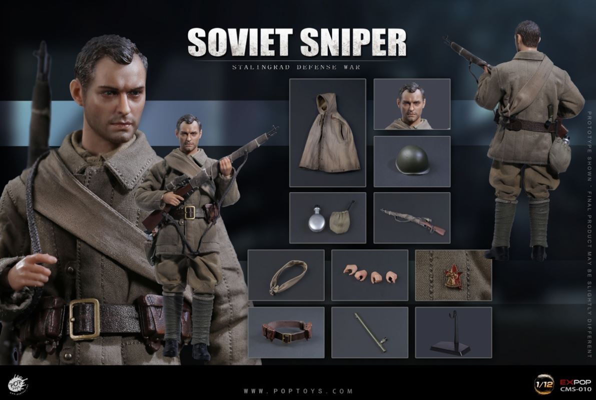 Soviet Sniper Vassili & Big gold tooth 1/12