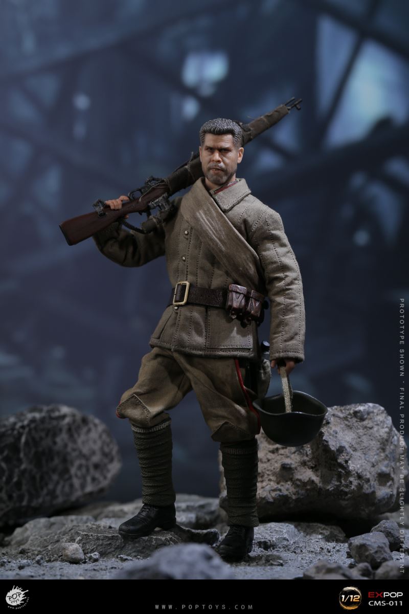 Soviet Sniper Vassili & Big gold tooth 1/12