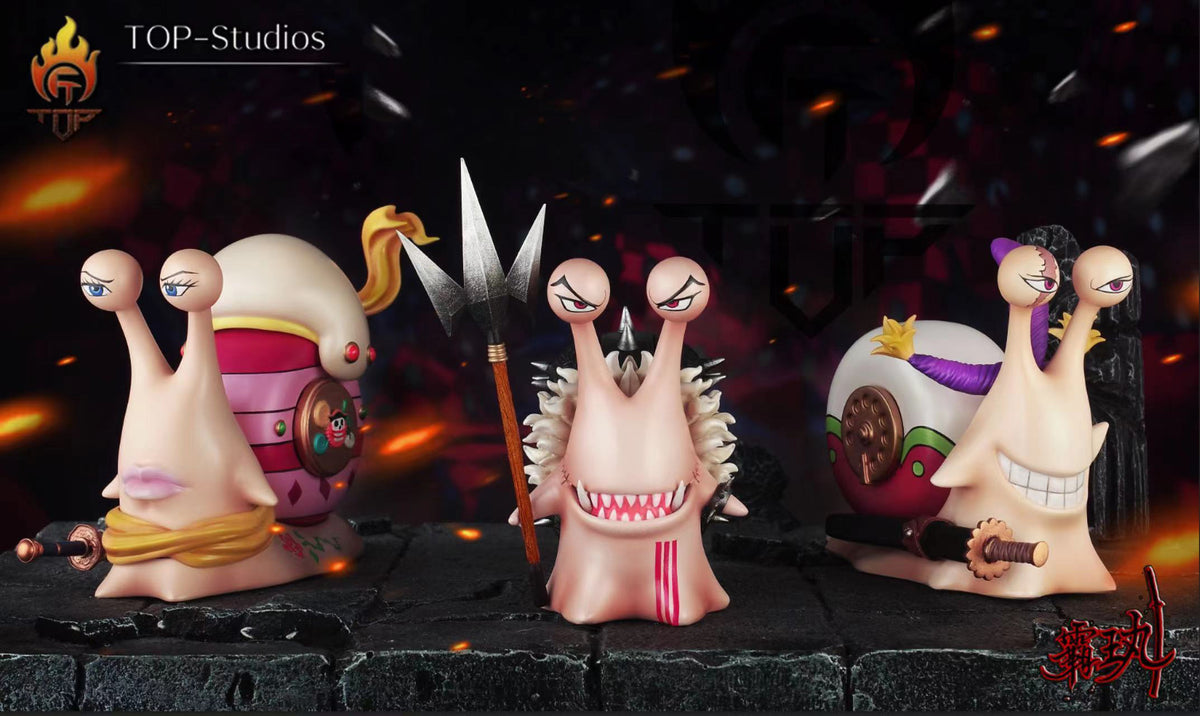 DenDenMushi of Three Sweet Commanders Charlotte Katakuri, Charlotte Smoothie & Charlotte Cracker - ONE PIECE