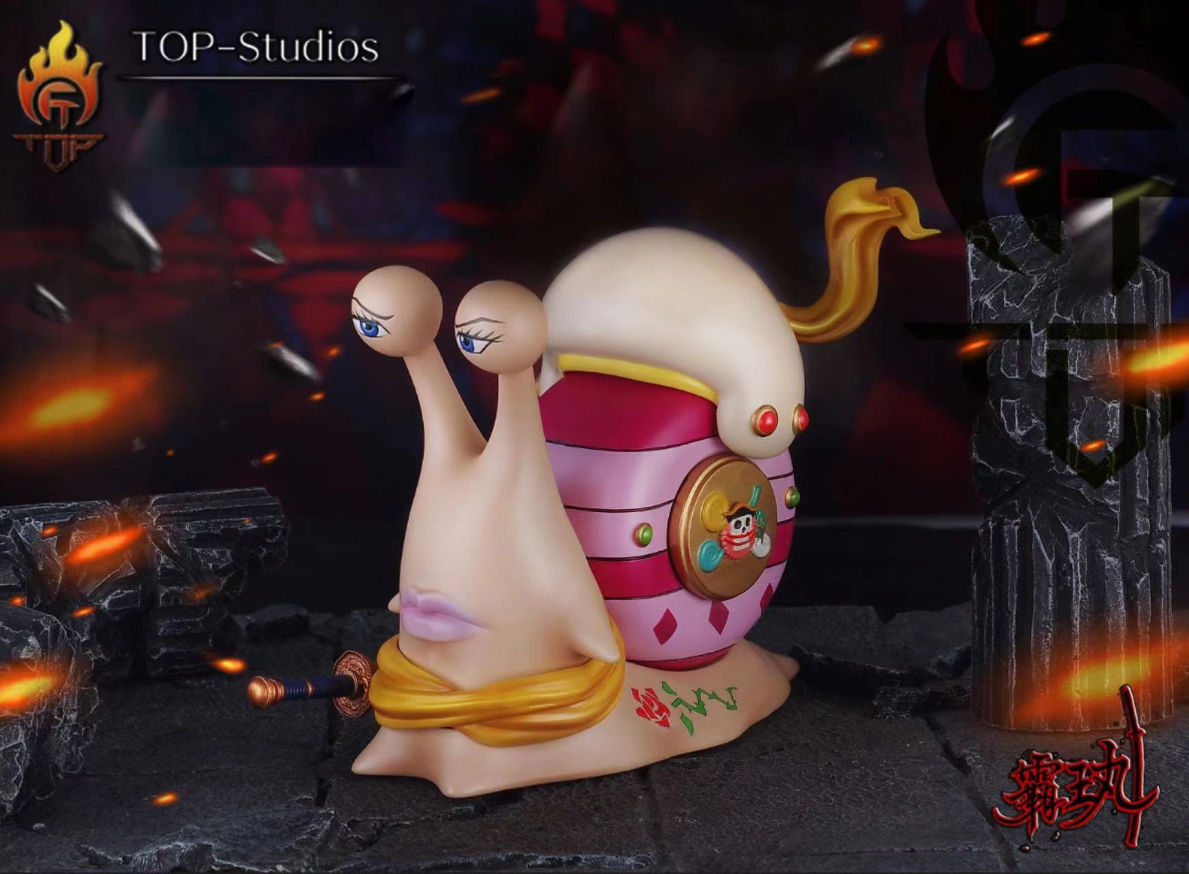 DenDenMushi of Three Sweet Commanders Charlotte Katakuri, Charlotte Smoothie & Charlotte Cracker - ONE PIECE