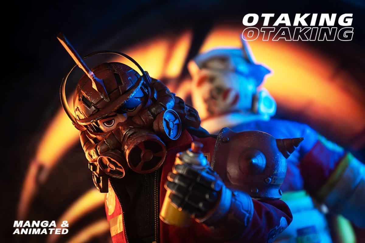 Otaku Punk Trend Figure - Graffiti Warrior & Red Tide Warrior 1/6