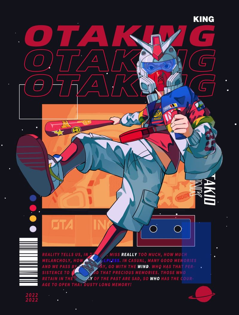 Otaku Punk Trend Figure - Graffiti Warrior & Red Tide Warrior 1/6