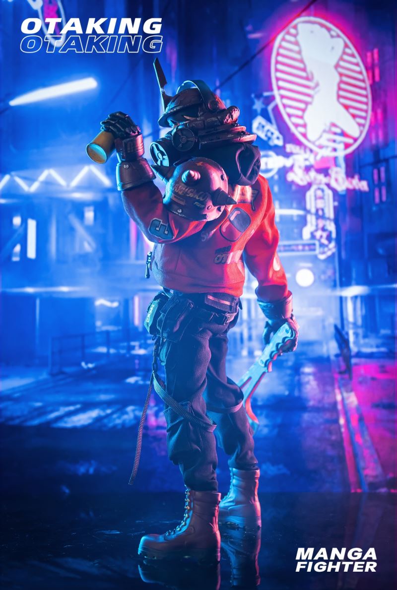 Otaku Punk Trend Figure - Graffiti Warrior & Red Tide Warrior 1/6