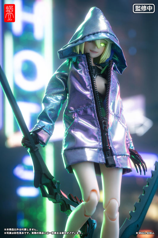 GNPROJECT Optional Costume Sune-chan Parka (Polarized Blue Purple Ver.) (for dolls)