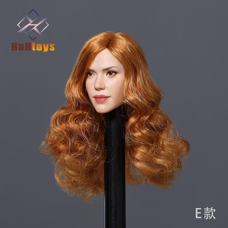European beauty star head carving [H005] 1/6