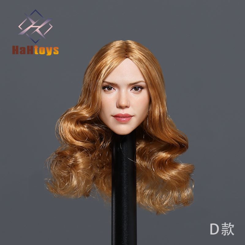 European beauty star head carving [H005] 1/6