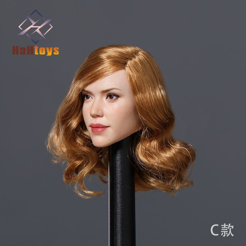European beauty star head carving [H005] 1/6