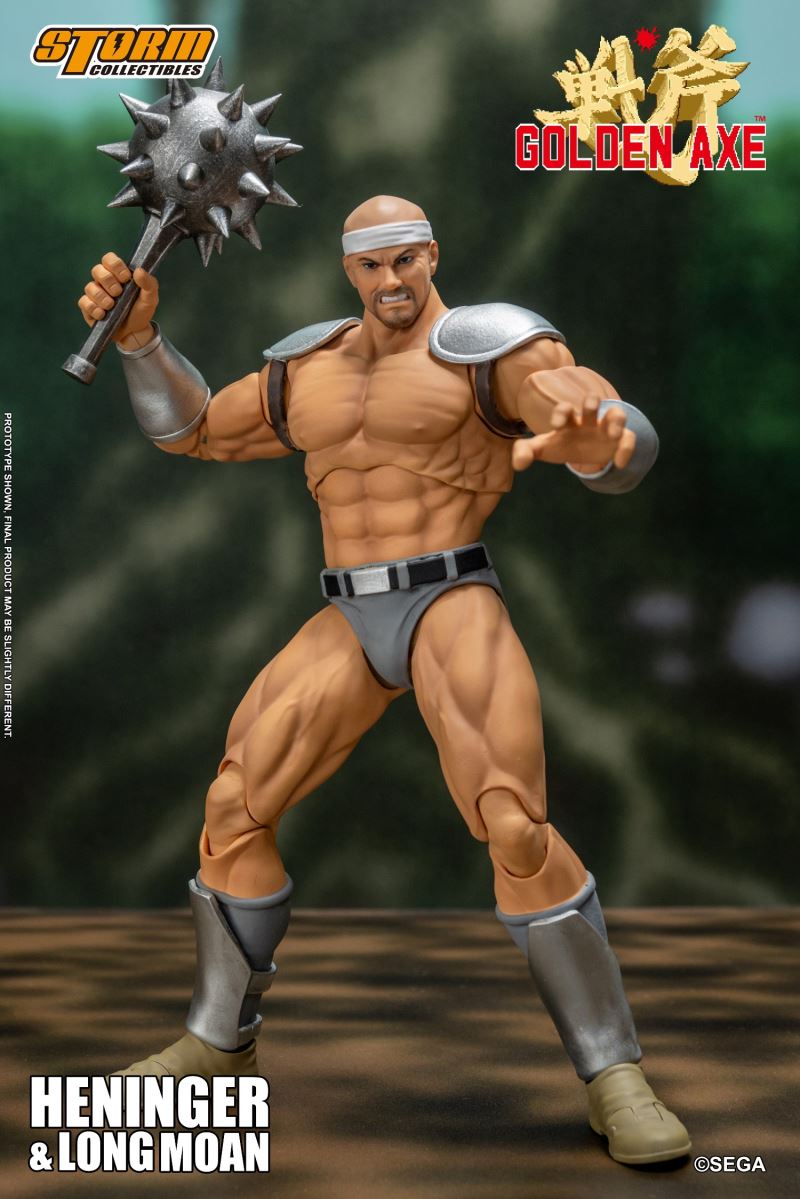 HENINGER & LONG MOAN 2 PACK - GOLDEN AXE ACTION FIGURES