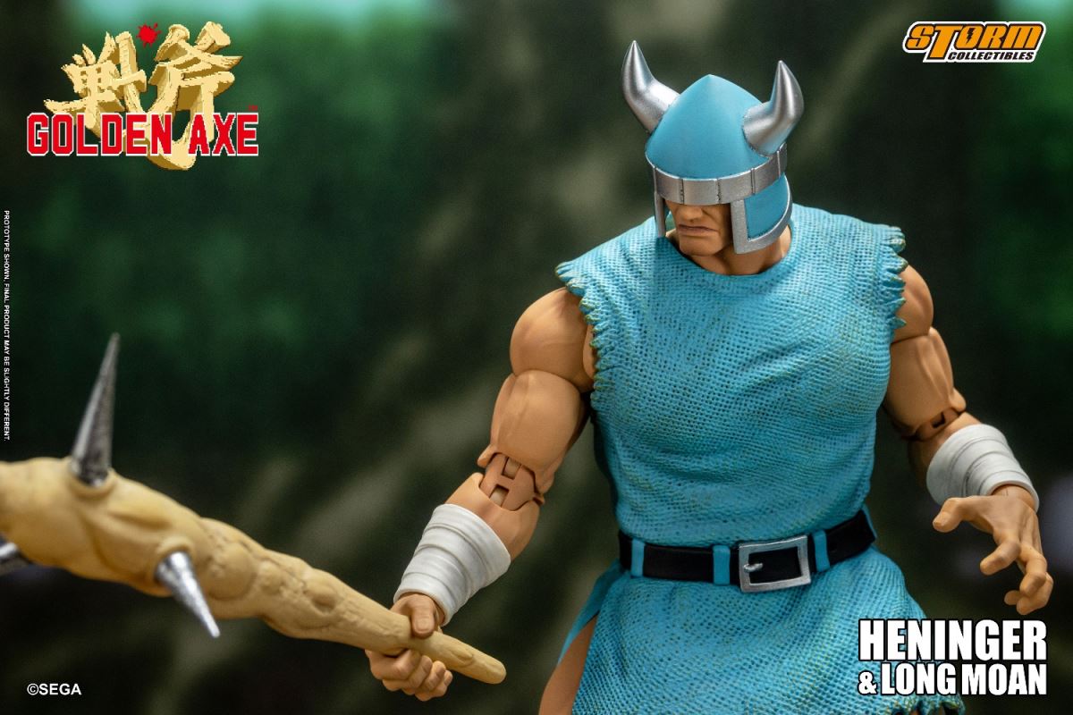 HENINGER & LONG MOAN 2 PACK - GOLDEN AXE ACTION FIGURES
