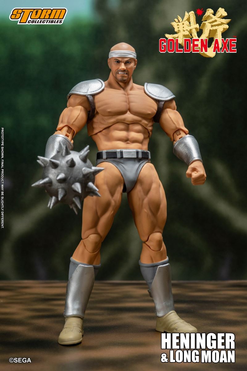 HENINGER & LONG MOAN 2 PACK - GOLDEN AXE ACTION FIGURES