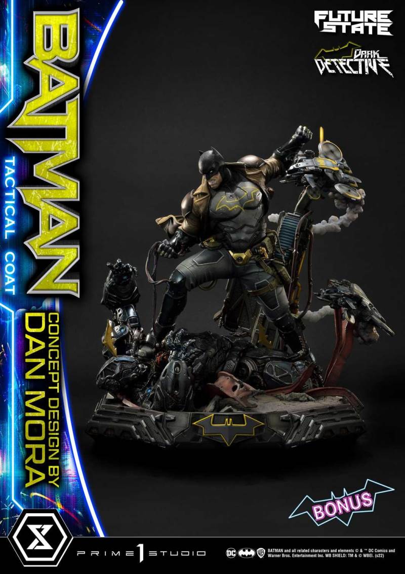 DC Future State Batman Dark Detective Tactical Coat DX