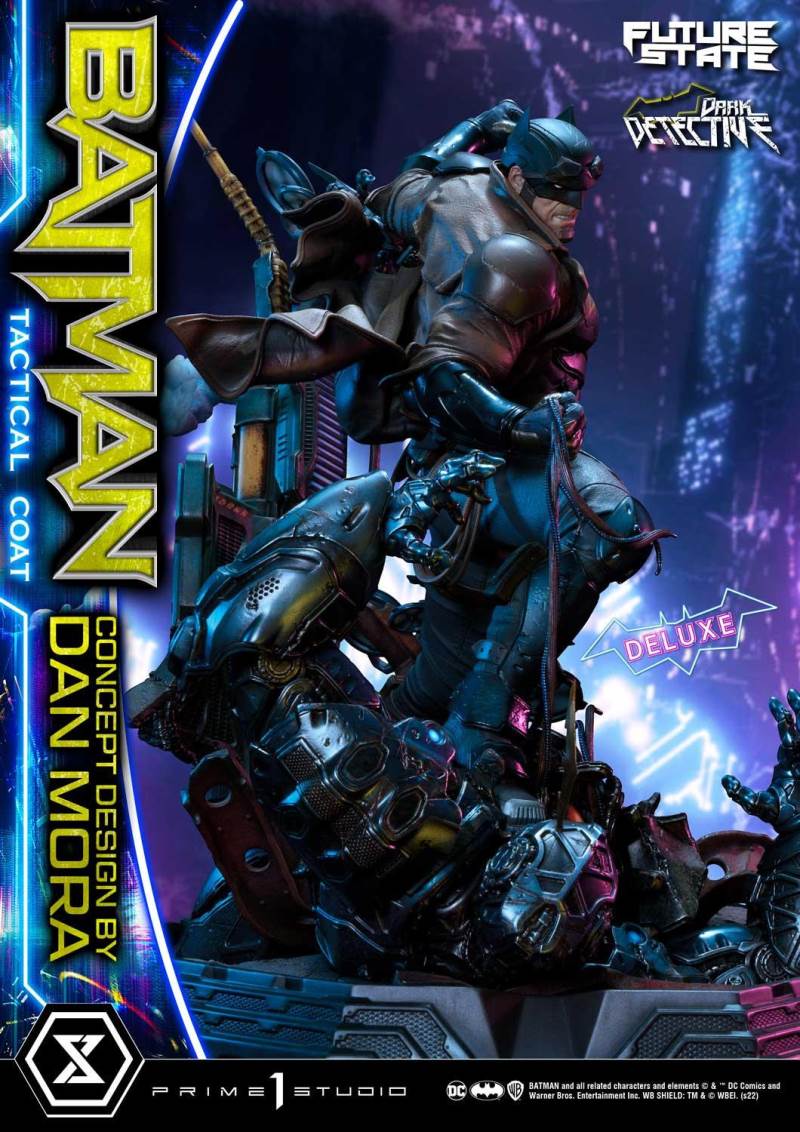 DC Future State Batman Dark Detective Tactical Coat DX