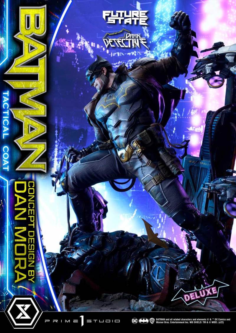 DC Future State Batman Dark Detective Tactical Coat DX