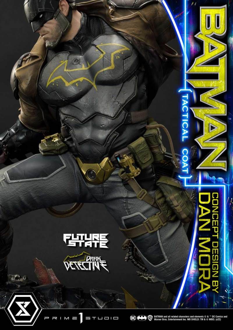 DC Future State Batman Dark Detective Tactical Coat DX