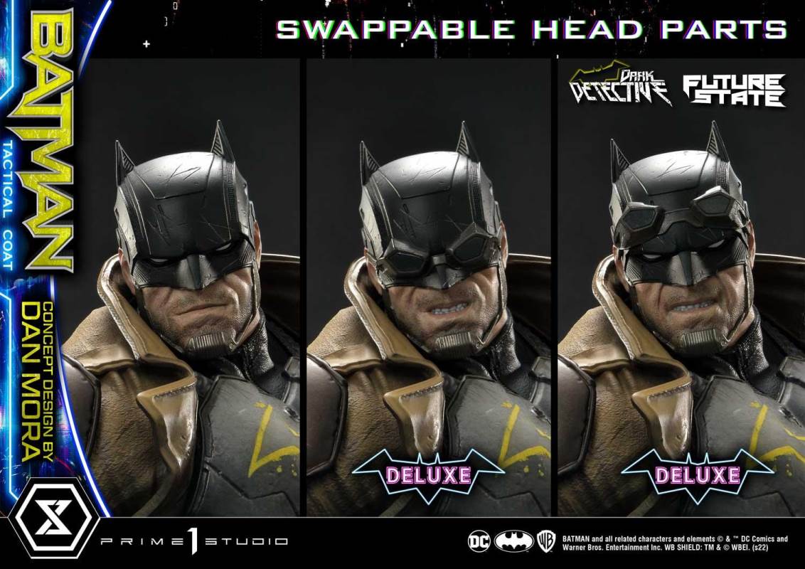 DC Future State Batman Dark Detective Tactical Coat DX