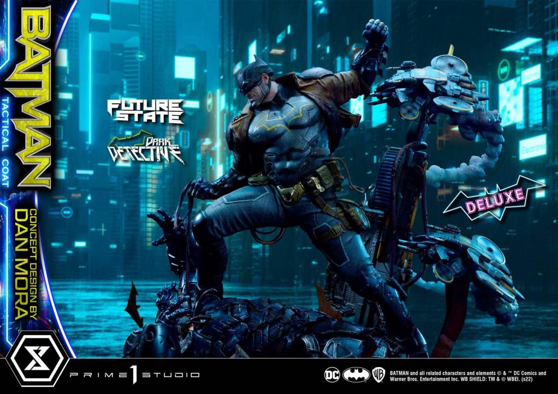 DC Future State Batman Dark Detective Tactical Coat DX