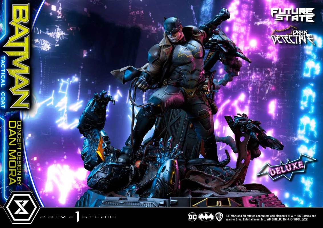 DC Future State Batman Dark Detective Tactical Coat DX