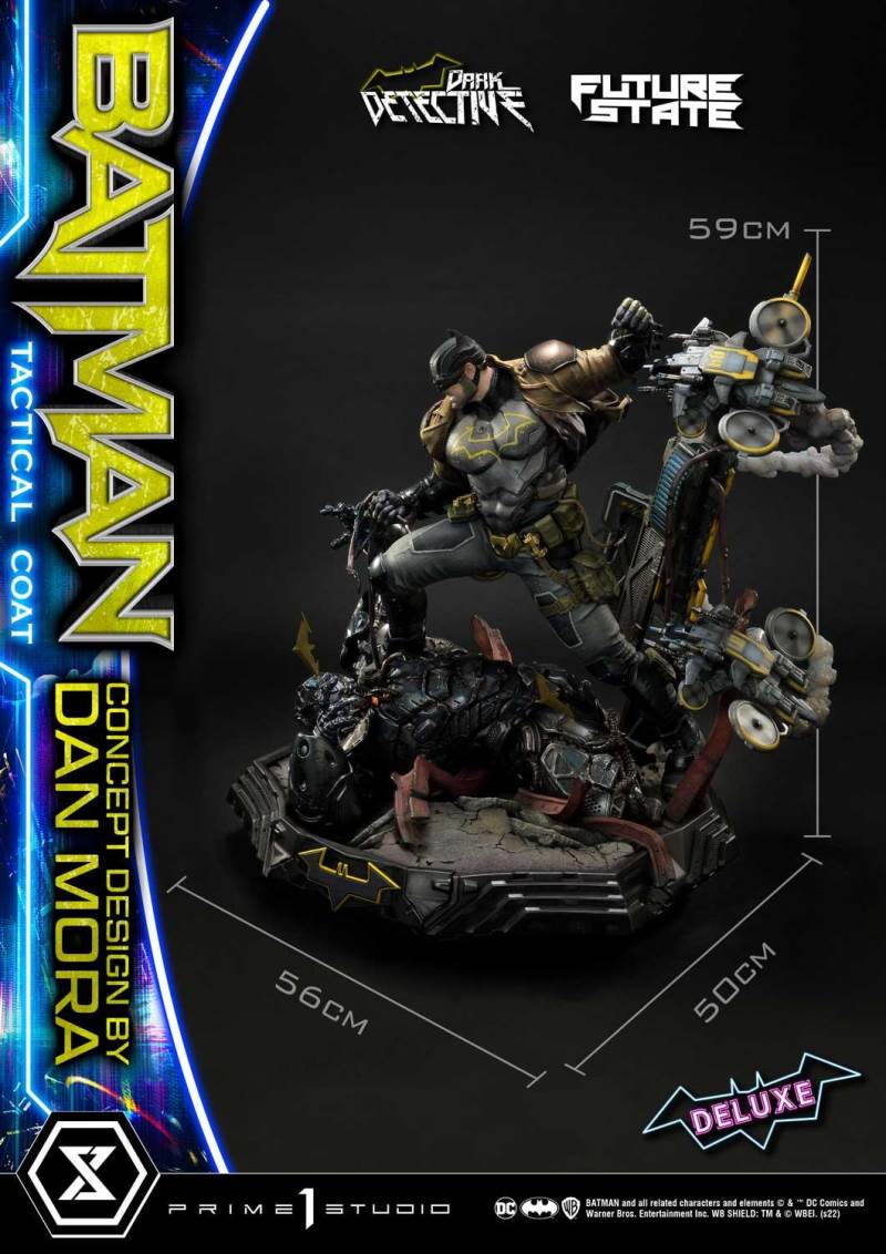 DC Future State Batman Dark Detective Tactical Coat DX