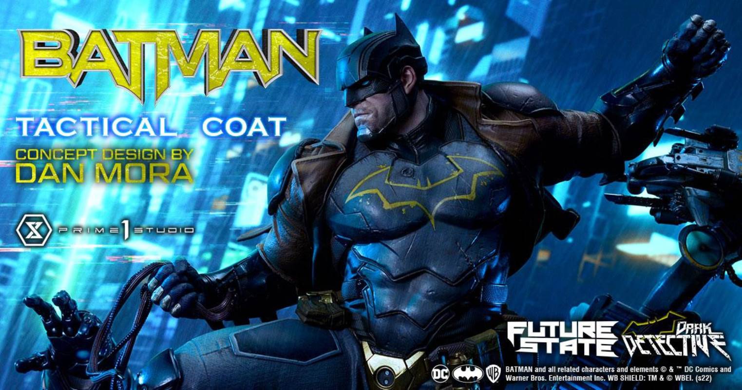 DC Future State Batman Dark Detective Tactical Coat DX