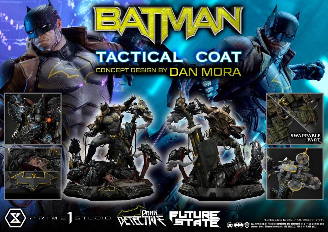 DC Future State Batman Dark Detective Tactical Coat
