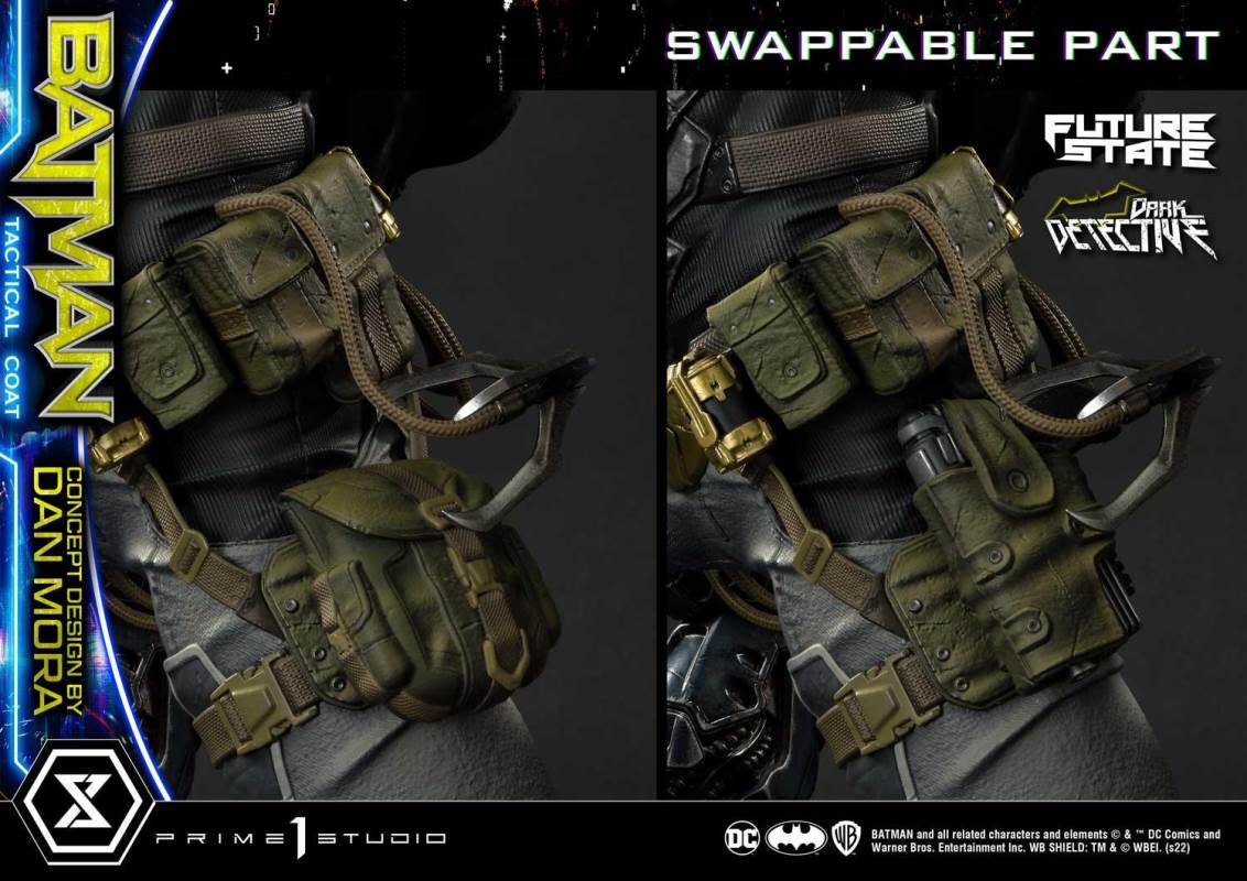 DC Future State Batman Dark Detective Tactical Coat