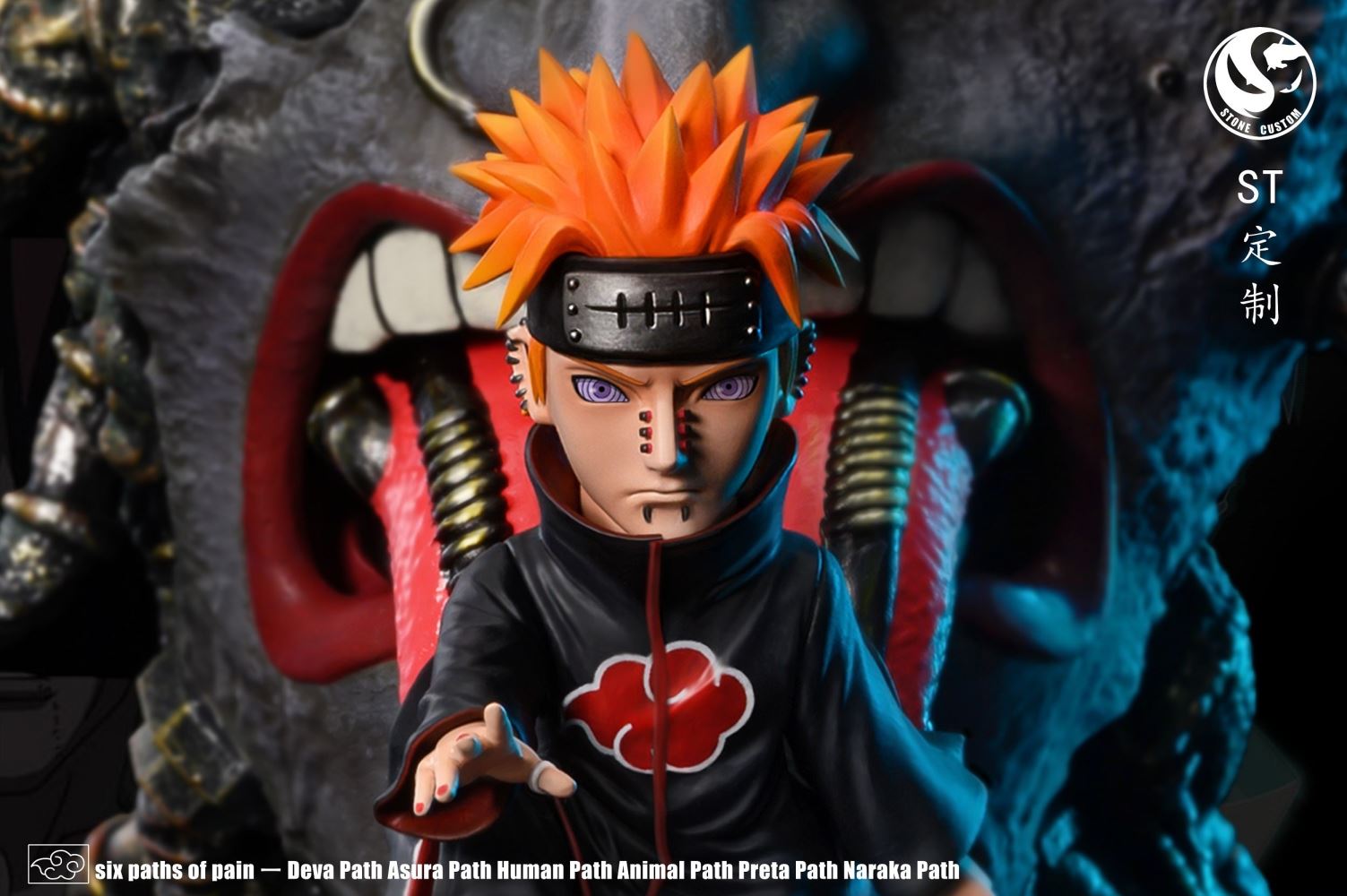 Six Path of Pain Deva Path and Preta Path - Naruto