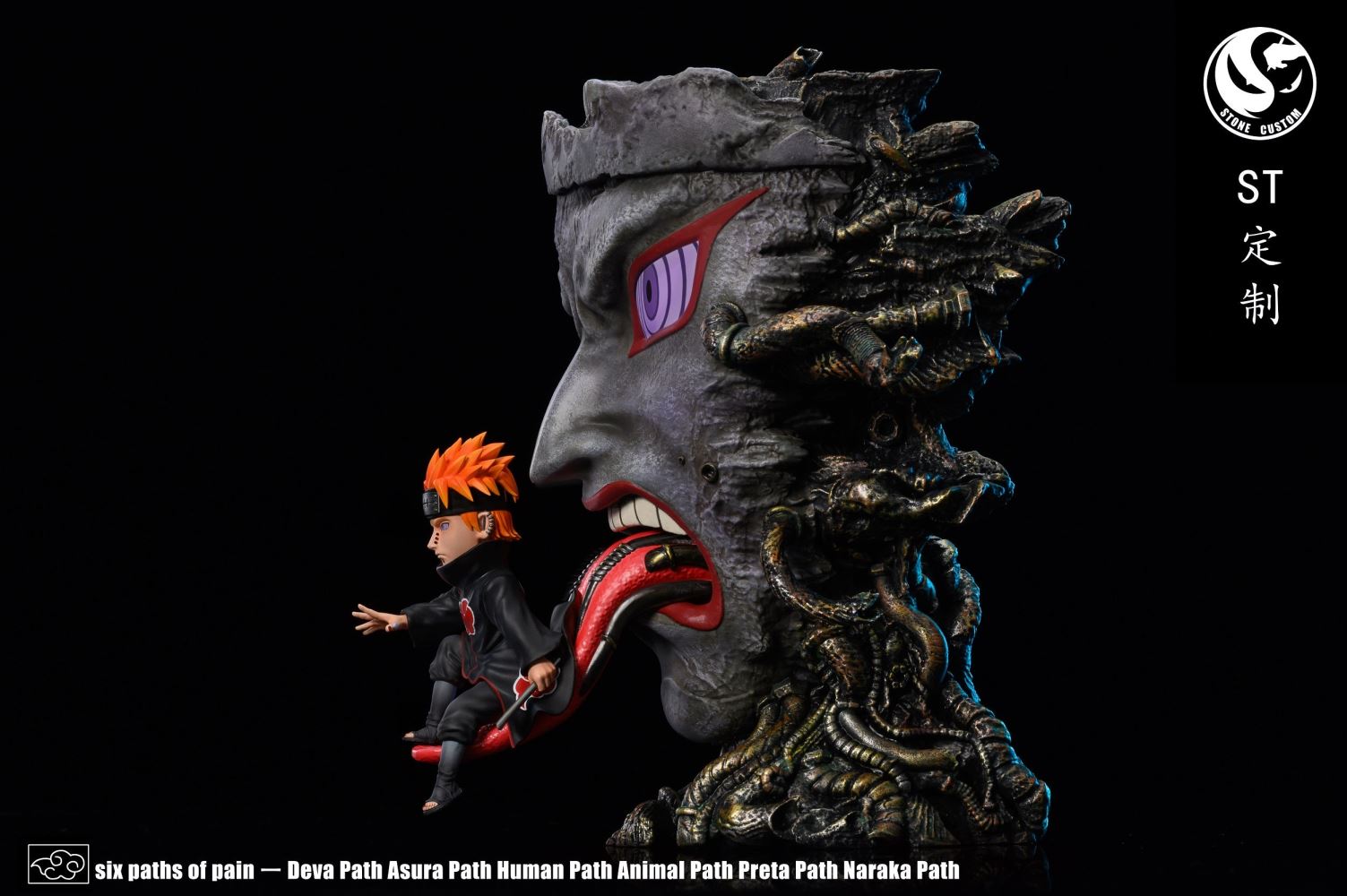 Six Path of Pain Deva Path and Preta Path - Naruto