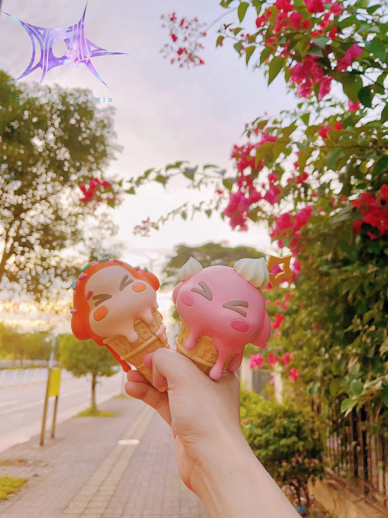 Ice Cream Waddle Dee & Kirby